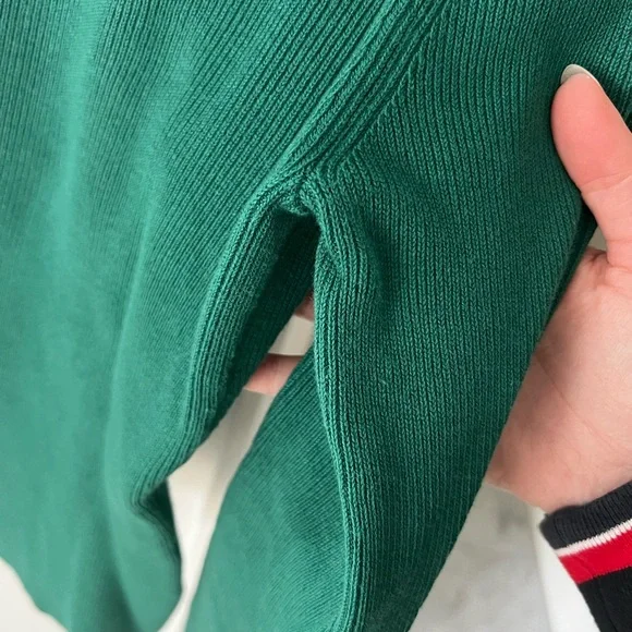 CLEARANCE Women’s Medium Green Orvis Long Sleeve Turtleneck Sweater - Picture 7 of 9